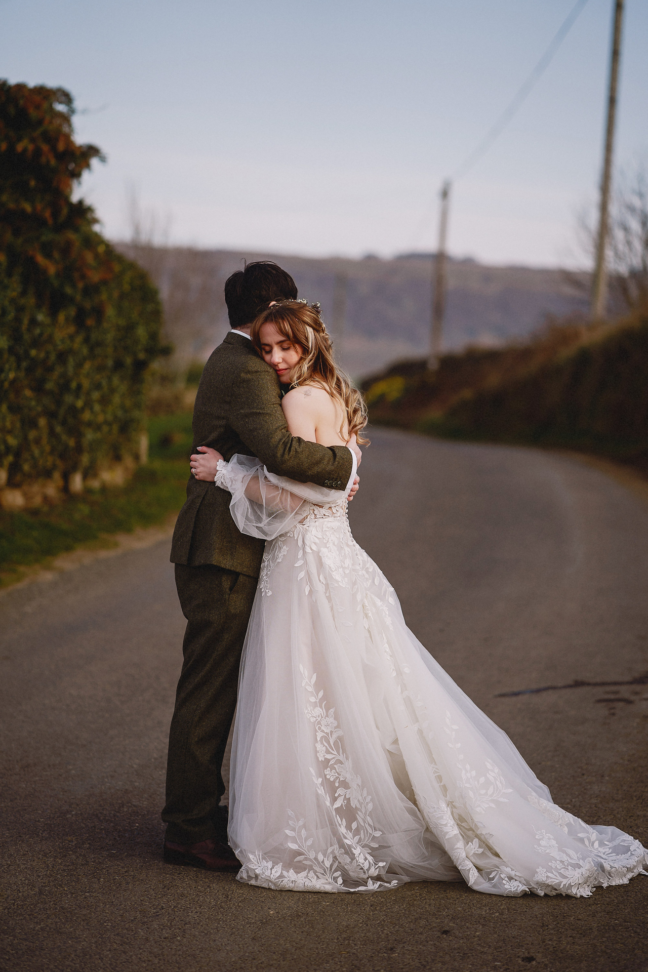 North york moors wedding couple