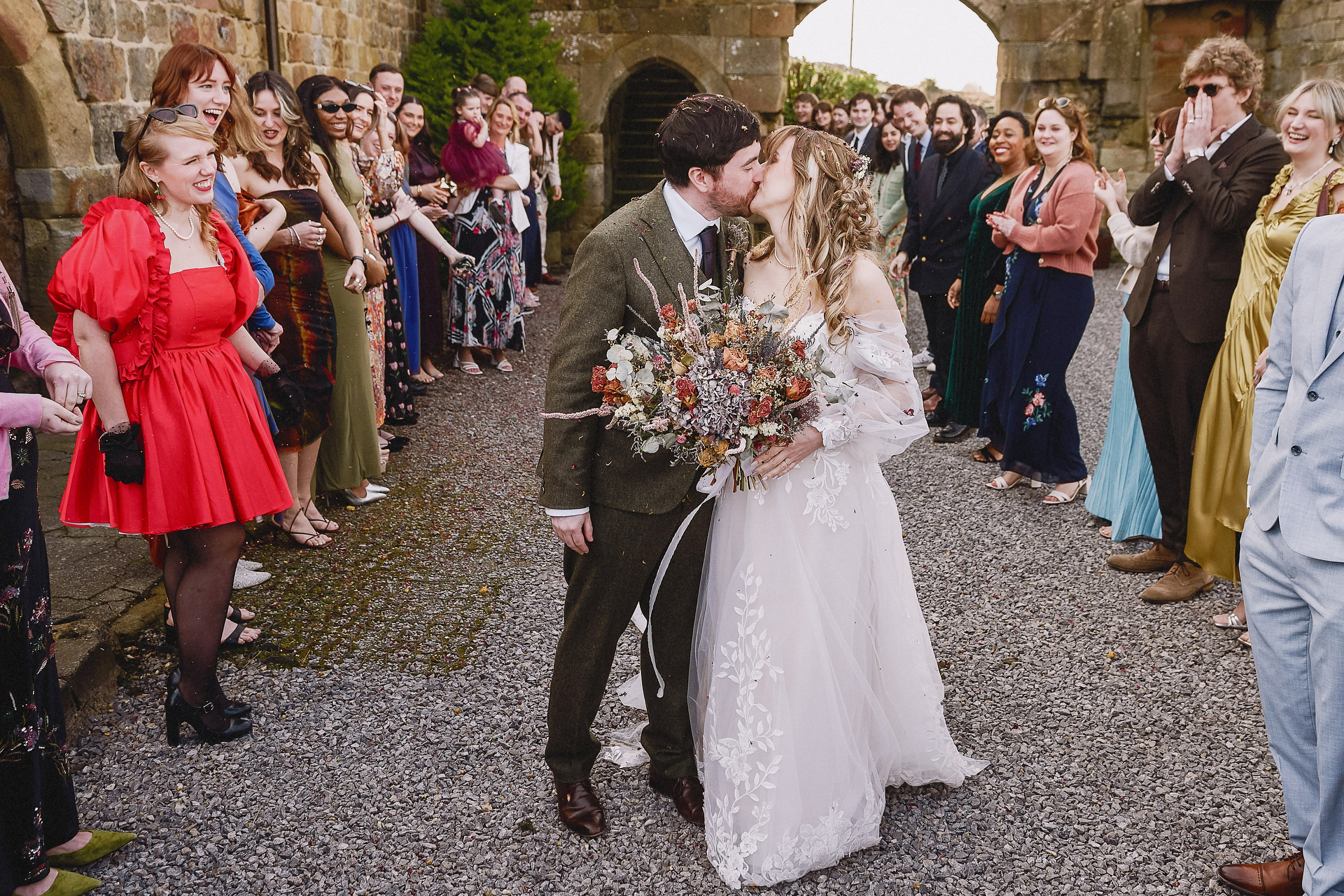 confetti at danby castle