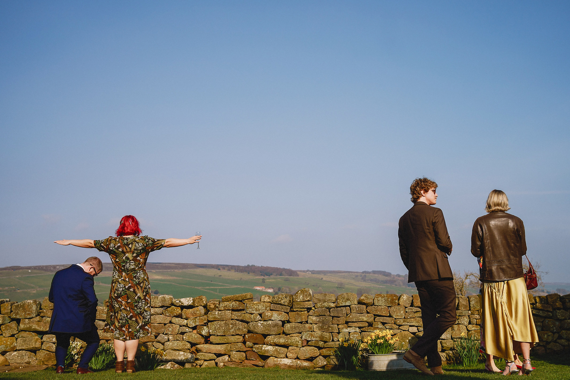 wedding guests at danby